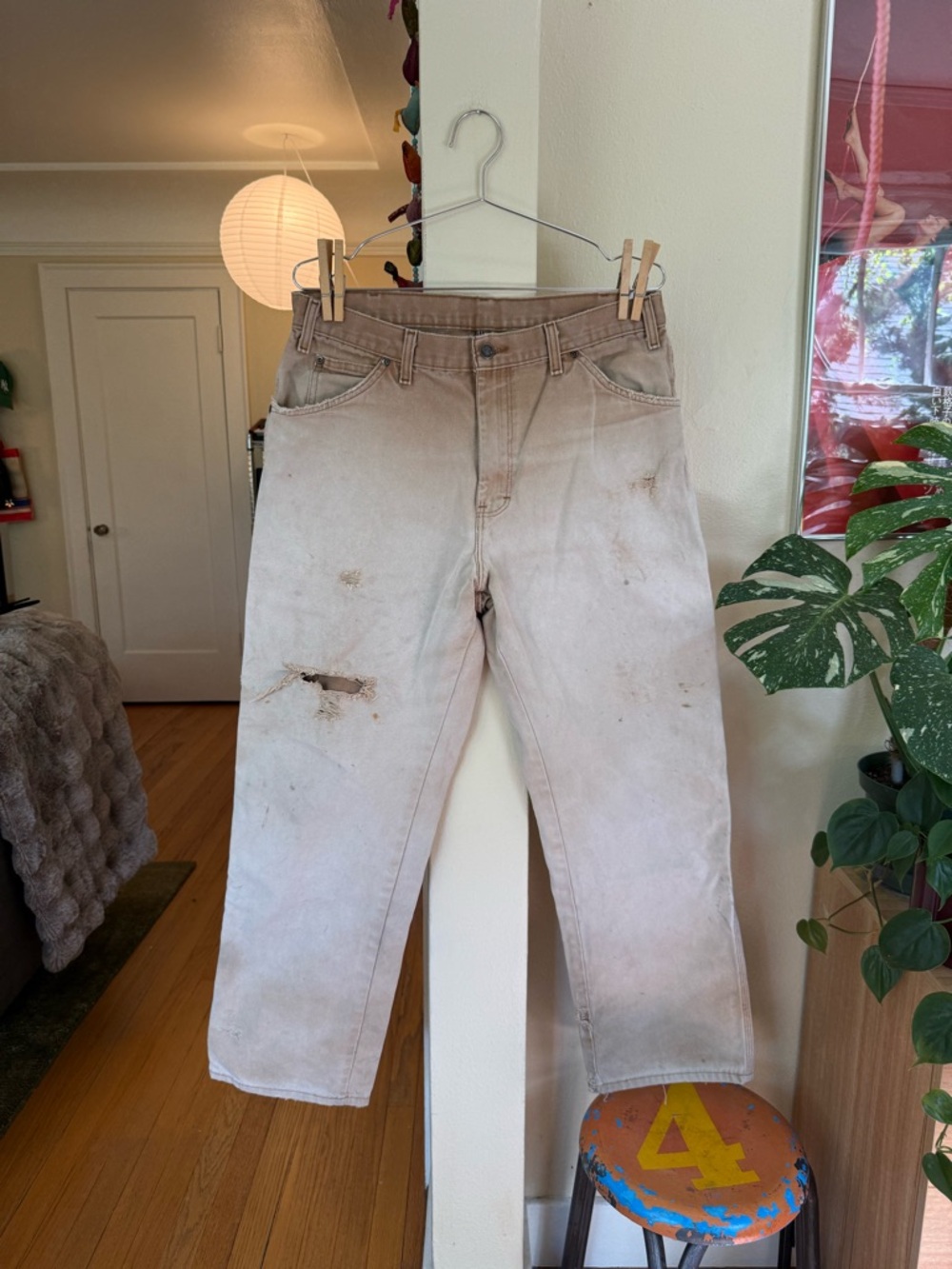 Vintage Distressed Brown Dickie Pants
